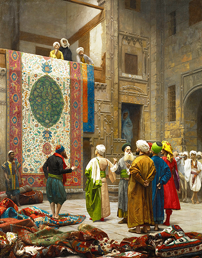 The Carpet Merchant Jean-Leon Gerome